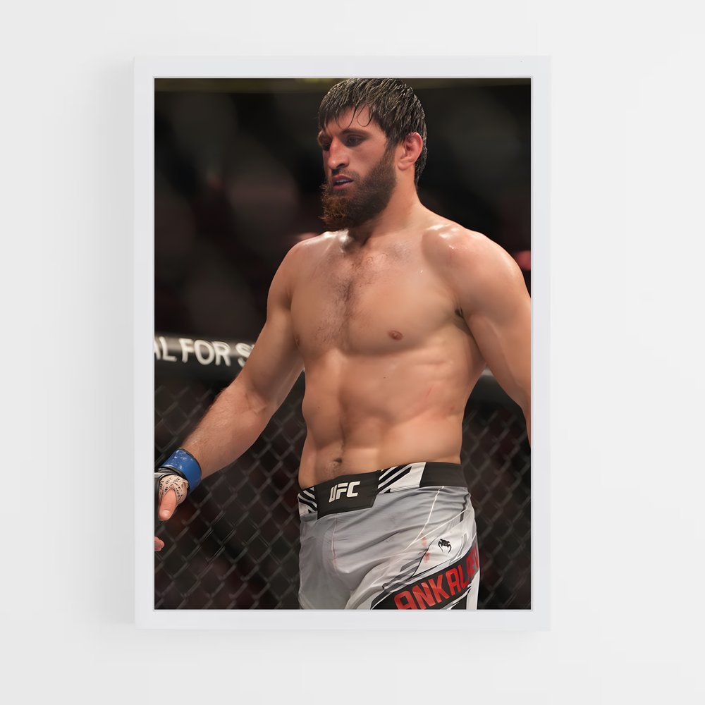Poster L'Ascension d'Ankalaev – affiche MMA (vue 3)